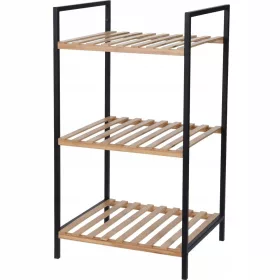    Bathroom Solutions fürdőszobai polc, fekete, 33 x 38 x 70 cm