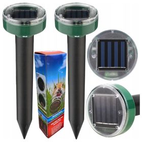   Egerek és patkányok elleni védelem - Erős árok -visszatelepítő a napenergia 2 darabhoz