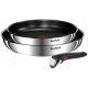 Serpenyő készlet - Tefal Pans 24 28 cm -es Ingenio inox indukció