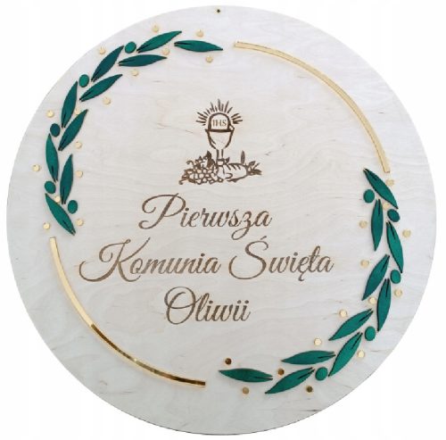  Kör Felirat a falon Elsőáldozás 40 cm