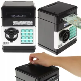   Pénz doboz - Biztonságos ATM Piggy bank kód Jelszó Fény Hang
