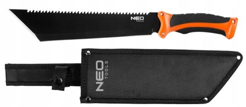 Kés, machete - Machete 40 cm-es fűrész 2 teljes tangus pengék neo burkolat
