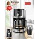 Csepegtető kávéfőző - Barista Deluxe felöntős kávéfőző csészedarálóval