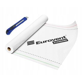 Eurovent páraáteresztő fólia 50 x 1,5 x 0,5 mm 90 g/m²