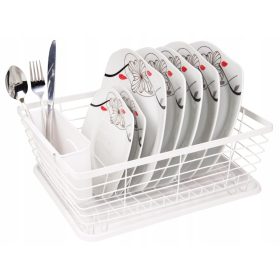   Edény szárító - Fém szárító csepegtető edények fül