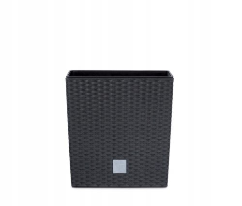  Prosperplast virágcserép 32,5 cm x 32 x 32,5 cm műanyag szürke és ezüst árnyalatú