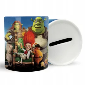   Pénz doboz - Piggy Bank mese shrek ajándék +szöveg ingyen