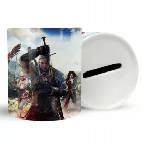   Pénz doboz - Piggy Bank ajándékjátékok Witcher + ingyenes szöveg