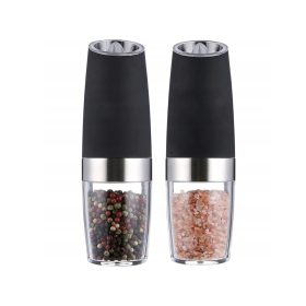   Bors, sószóró - Só- és borsszóró 2 az 1-ben Top-Artshop szürke és ezüst árnyalatai, átlátszó