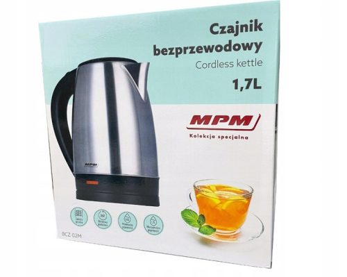 Elektromos vízforraló - Elektromos vízforraló MPM BCZ-02M 1800 1,7L ezüst