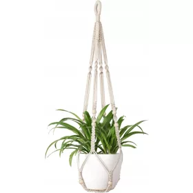    Macrame függő virágállvány Boho virágokhoz, madzagból