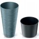  Prosperplast virágcserép 25 cm x 25 x 48 cm átmérő 25 cm műanyag kék árnyalatok