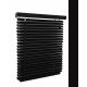 Redőnyök az ablakokon - Fekete redőnyök fa redőnyök 25 mm 120x110