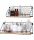 Fém raktár polc 160x80x40 cm 2in1 4 polcos alagsor 700 kg