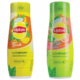   Szirup telítőhöz - 2 szirup Sodastream Lipton Ice Tea 440 ml