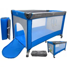  R-Sport utazóágy 65 x 125 cm, kék árnyalatokkal