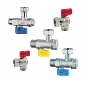 STANDARD sarokszelepek + sarok gázszűrő 3/4, 2F kazán