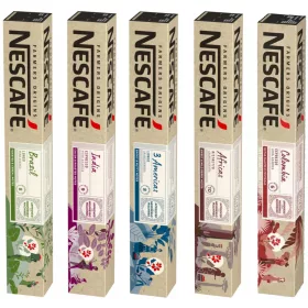   Kapszulák nescafe mezőgazdasági termelők 5x10 darabokat kevernek
