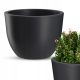  Kadax virágcserép 29,7 cm x 29,7 x 21,7 cm átmérő 29,7 cm műanyag szürke és ezüst árnyalatok
