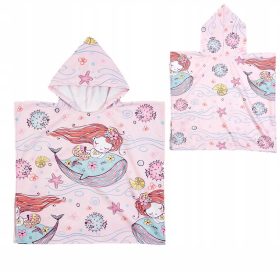   Baba törölköző kapucnival - Poncho 60x60cm 5-8 év kapucnival rendelkező gyermekek számára