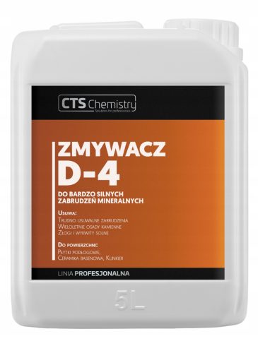 CTS D-4 eltávolító az erős ásványi szennyeződésekhez