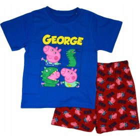   Gyermek pizsama, fürdőköpeny - Pig Peppa pizsama fiúk rövid ujja 134