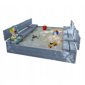 Homokozó - A homokozó bezárva egy 120 x 120 paddal
