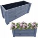 Virágcserepek - DAISY virágcserép 80 cm x 30 x 32 cm-es barna és bézs árnyalatú fa