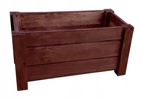  Virágcserép 60x30, fából készült kert, 60 cm x 30 x 30 cm, rózsafa