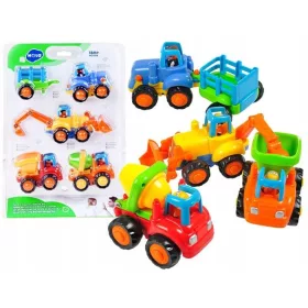   LEGO építőkészlet - SET - Autó traktor tipper kotrógép meghajtóval