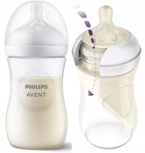 Bébiüveg - Philips Avent természetes üveg 330ml válasz 3m+