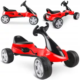   Gokart gyerekeknek - GO KART GYERMEK PEDÁLOKKAL, NAGY KEREKEKES, SZILÁRD