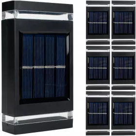   Kerti fali lámpa - Decorya kerti fali lámpa, sötétszürke, fekete, grafit, integrált 1 W-os LED forrás