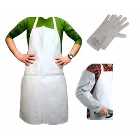   Hegesztőkesztyűből, kötényből és ujjakból álló kész készlet