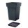  Prosperplast virágcserép 23,4 cm x 23,4 x 35,6 cm műanyag szürke és ezüst árnyalatok + Prosperplast virágcserép állvány 20 cm műanyag