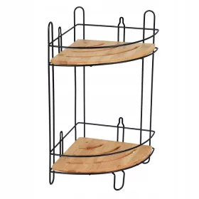  Bisk Umbra 08161 sarok 2 szintes fürdőszobai polc