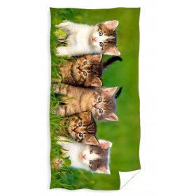   Törölköző - Törülköző 70x140 tengerparti pamut fürdőruhák macskák