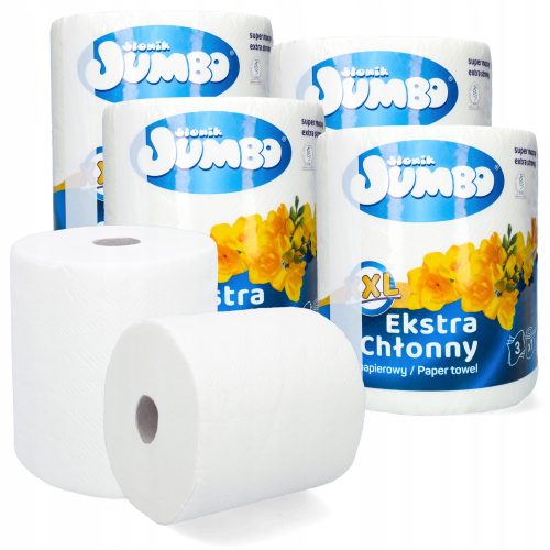 Konyharuha - Jumbo jumbo xxl papír törülköző 3 réteg 4 db
