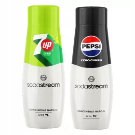    SodaStream 7 Up Diet 201058 szénsavas szirup 440 ml zöld + SodaStream Pepsi MAX szirup 440 ml