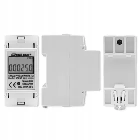 Qoltec 230 V IP20 5 A számláló