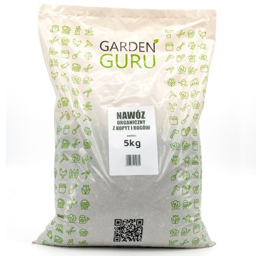 Szerves, természetes műtrágya Gardenguru granulátum 5 kg