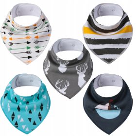   Baba előke - 5x Bliber Glibiak sál gyapotból származó gyermekek számára