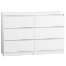  Caringtonstel komód Komódok 120 x 40 x 75 cm matt fehér