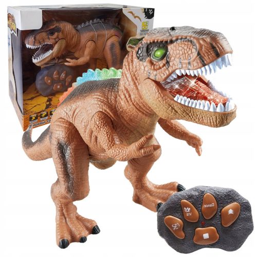  Mega Dinosaur T-Rex Walks Roars Lights Up Távirányító