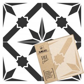   Stencil festéshez - Festési sablon a Sagarra Star 15x15 csempe számára