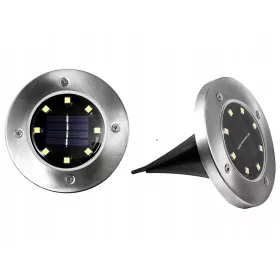  Solar függőlámpa POLIFACH ezüst 13 cm 2 db.