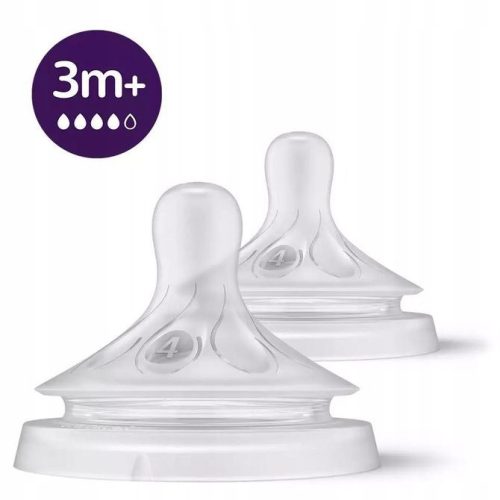 Szájrész cumisüveghez - Avent Smoczek 3.0 Natural 3+ 4-Flow