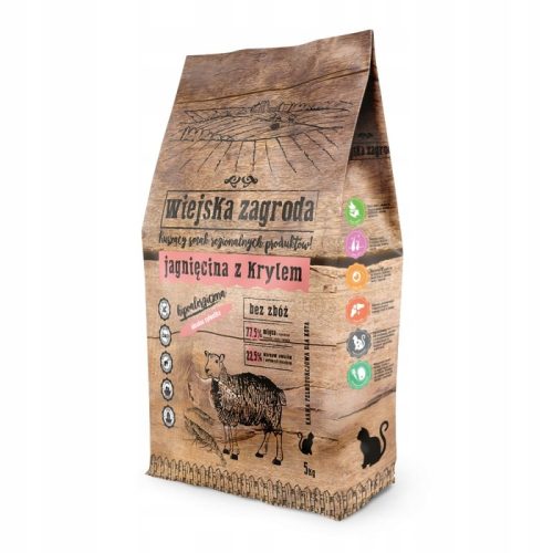 Granulátum macskáknak - Bárányvidéki farm egy 5 kg -os Kryl -vel rendelkező macska számára