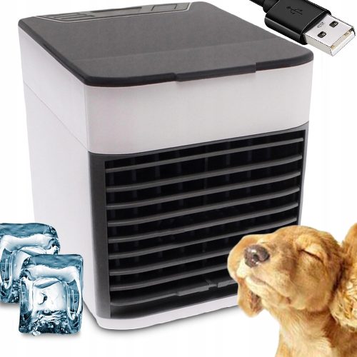 Légkondícionáló - MINI HORDOZHATÓ VÍZJÉGKLIMATOR USB LED