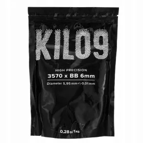 Airsoft labdák - Pontos golyók kilo9 0,28 g 3570 db